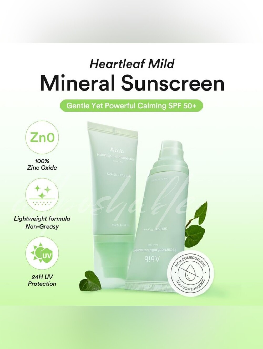 ❗️ONLY ONE❗️ Abib Heartleaf Mild Sunscreen